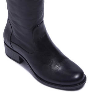 Carl Scarpa Gaido Black Leather Boots